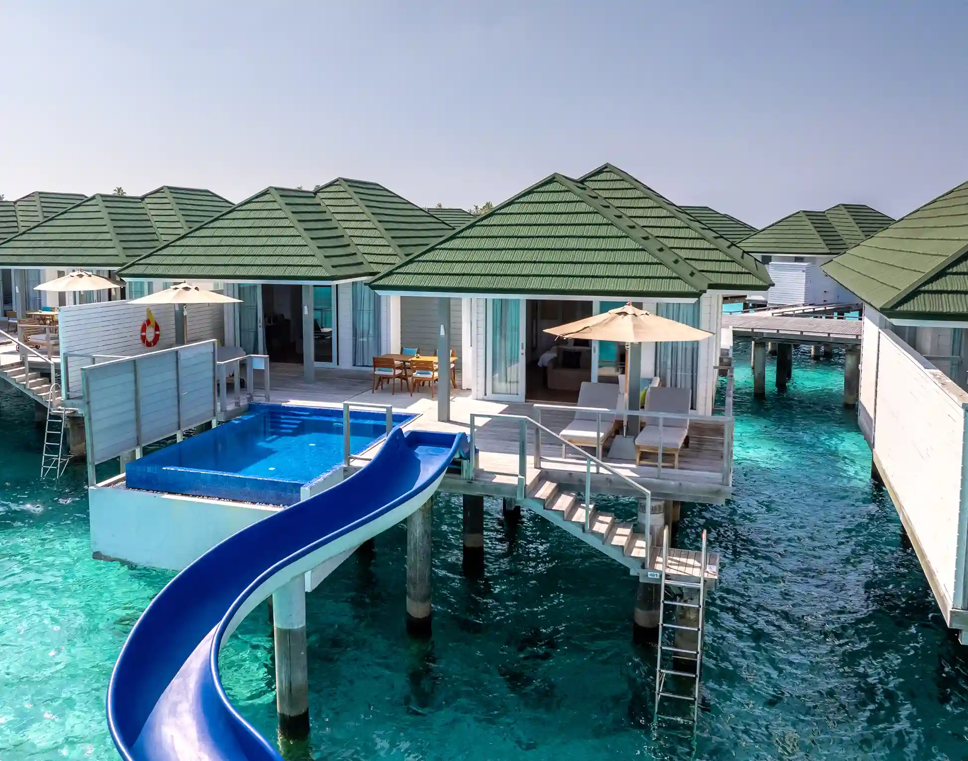 Two Bedroom Lagoon Villa with Pool + Slide