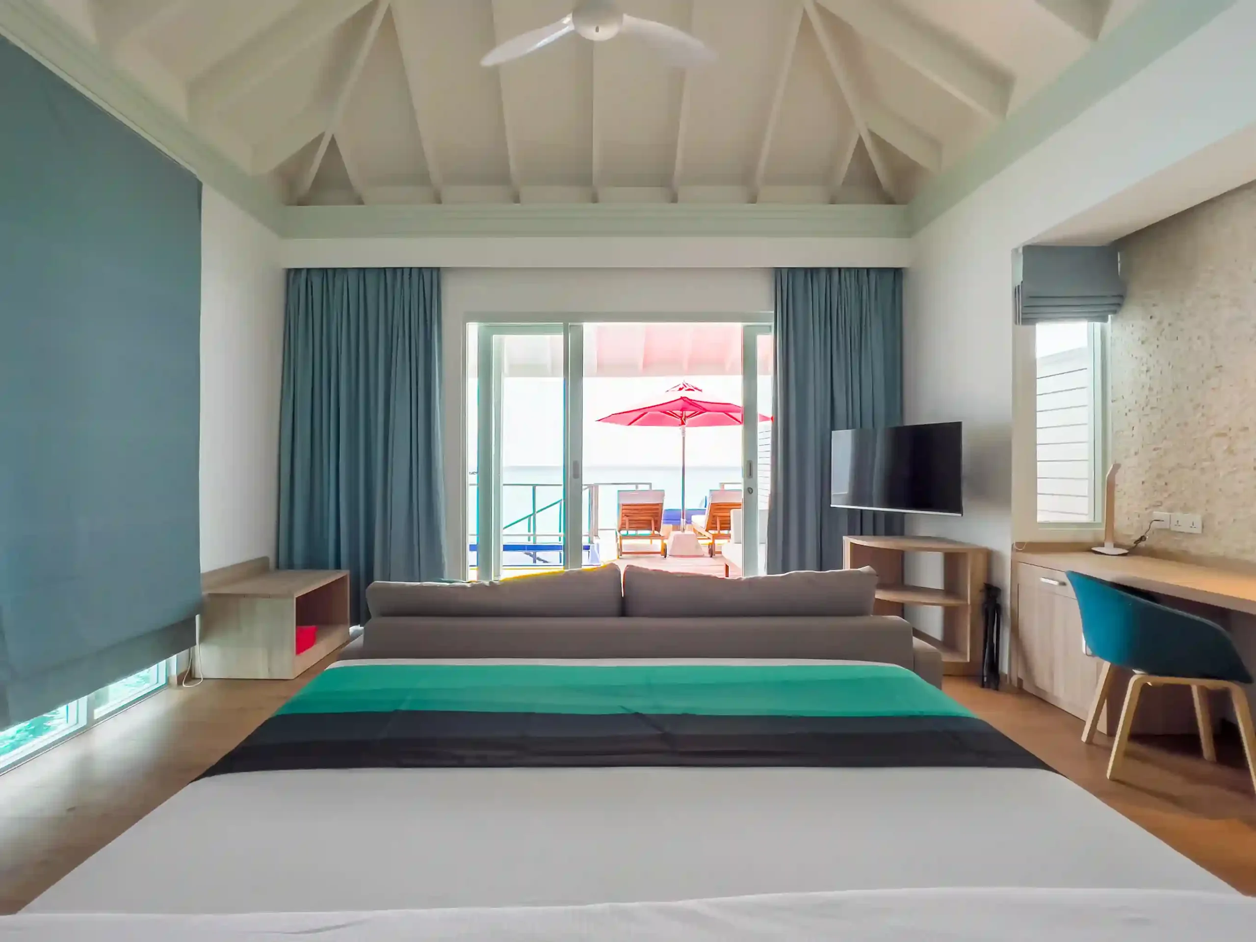 Water Villa with Pool + Slide