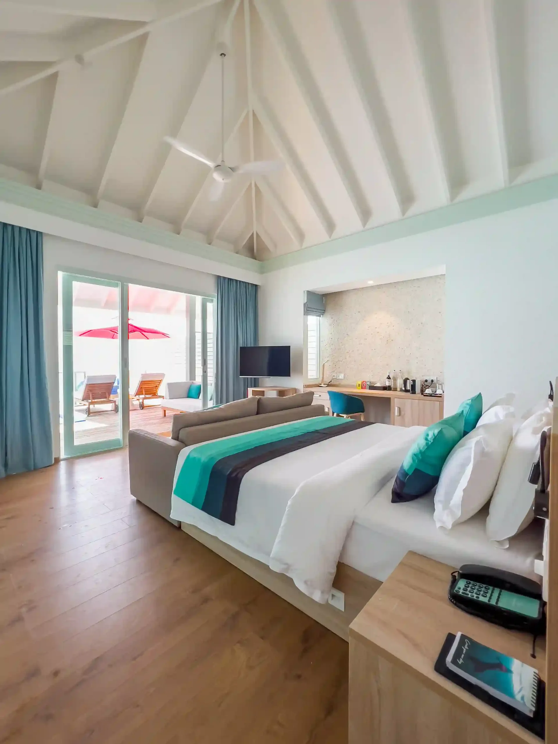 Water Villa with Pool + Slide